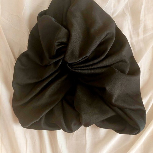 Women's turban black new