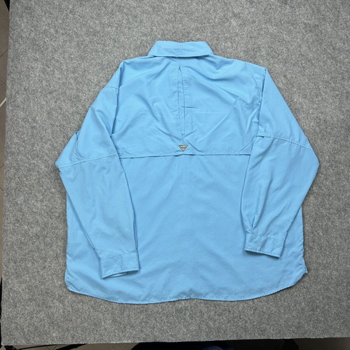 Columbia PFG women's blue fishing shirt used, size 2X