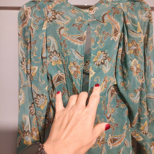 Toi&Moi shirt blouse new, silk-like with paisley pattern