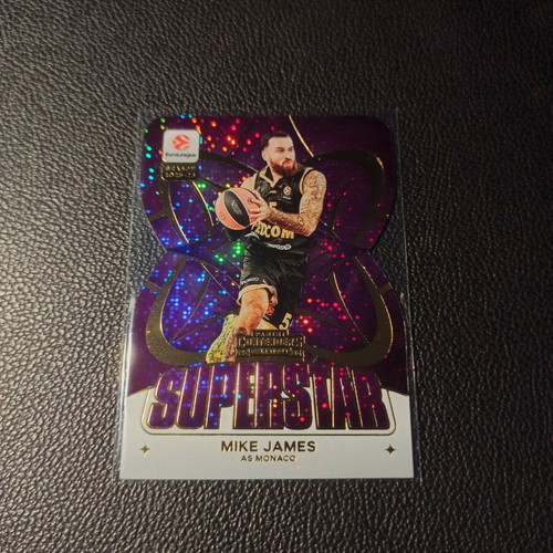 2025-2026 Panini Euroleague Contenders Superstar Mike James card like new