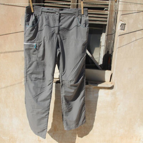 Quechua pants used, gray, size L