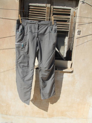 Quechua pants used, gray, size L