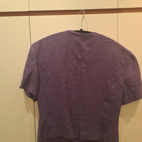 Linen blouse like new, purple, size L