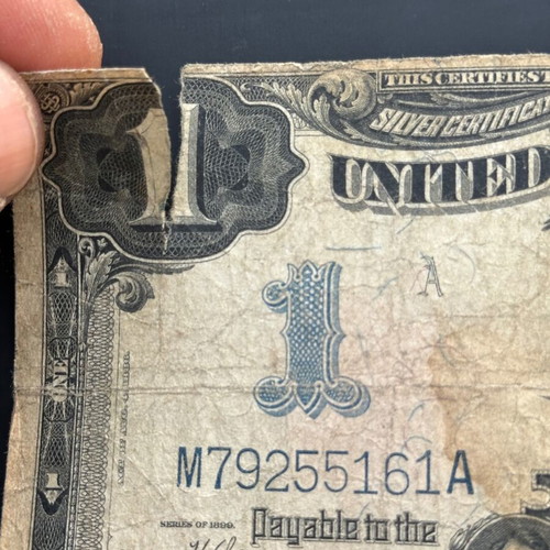 1 Dollar “Black Eagle” 1899 Silver Certificate used with Speelman/White signatures