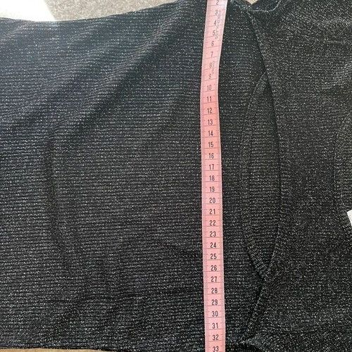 Y2K Black Sparkly Top Used, Size XS-S