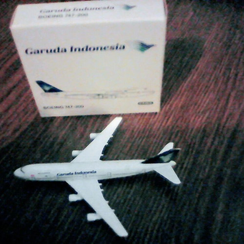 Garuda Indonesia Schabak Boeing B 747-200 1/600 Die Cast Model new