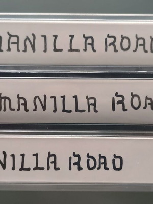 Manilla Road cassette tapes used, set of three handmade