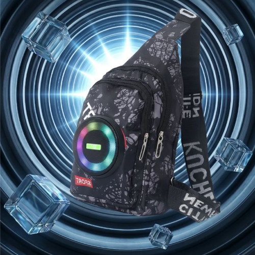 VibeCarry Pro Bluetooth Bag Speaker with LED Lights and Power Bank