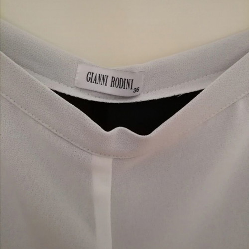 Gianni Rodini pants like new, double fabric black and white, size S