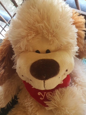 Plush Dog 45 cm like new