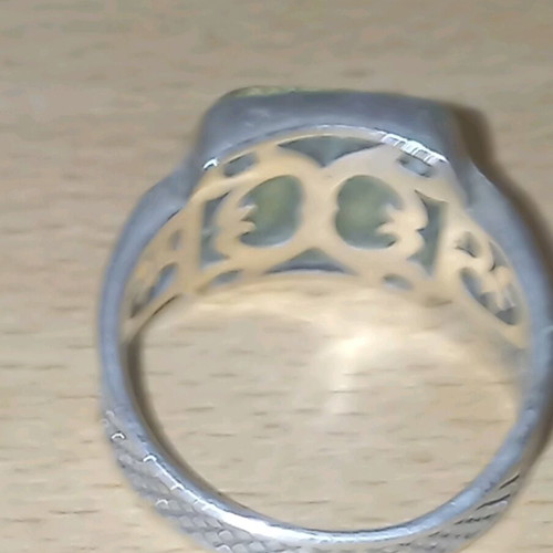 Hillas ring silver 925 with zircon, like new