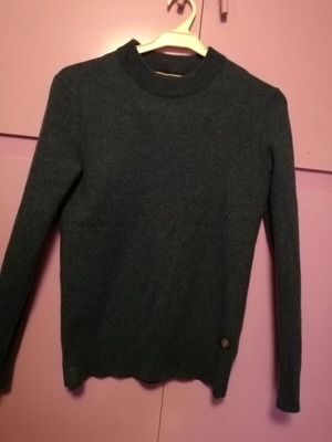 Women's pullover used size M turquoise