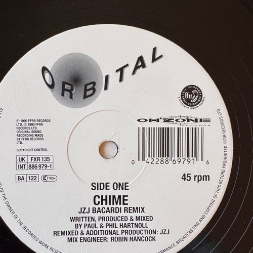 Orbital Chime 12" Maxi Single used, electronic music