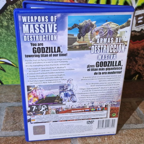 Godzilla: Save the Earth PlayStation 2 (PS2) like new