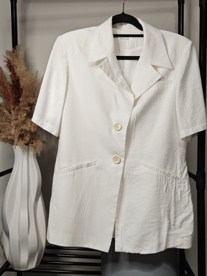 Blazer Arpyes white off white, like new, oversized fit, short sleeve