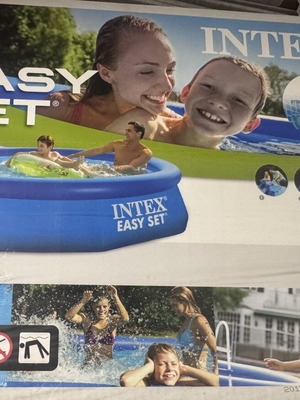 Intex pool 3.05 m x 0.76 m used with pump and filter