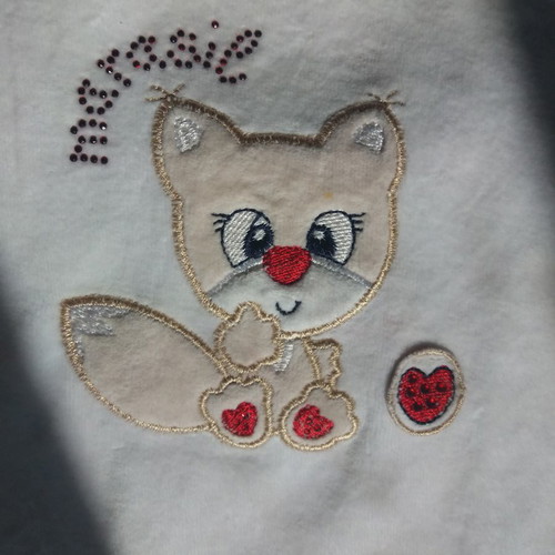 Marasil dress used 74 cm 9 months with cat design