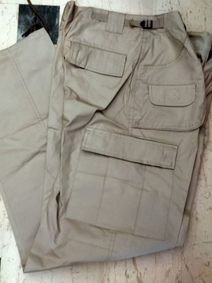 Men's Pants Aetos beige-khaki new, size L, cotton gabardine