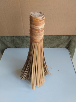 Special handmade bamboo or straw stirrer new