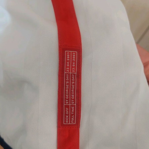 England National Team Beckham Jersey used, genuine authentic
