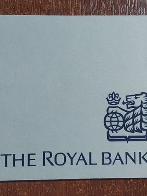 Royal Bank of Canada checkbook new with 9 unused checks