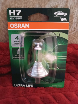 Car halogen lamp H7 12V 55W Ultra Life new