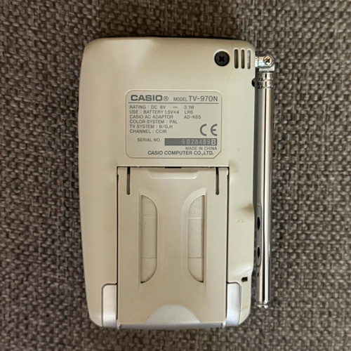 Casio TV-970 LCD Mini Portable TV used