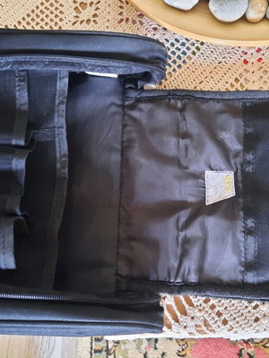 Travel pouch like new, black
