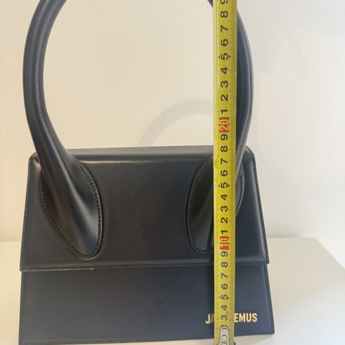 Jacquemus black structured handbag
