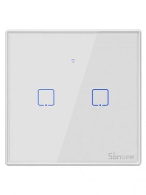 Smart Switch WiFi RF 433 Sonoff T2 EU TX 2-channel new, factory sealed