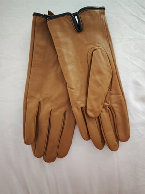 Loisir leather gloves new brown size S-M