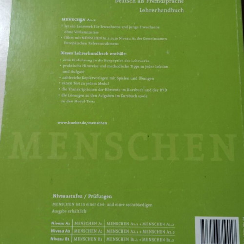 Menschen A1.2 Lehrerhandbuch like new