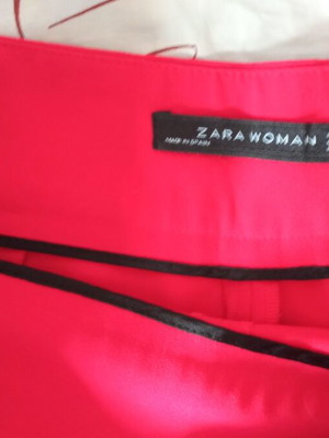 Zara culottes red pants