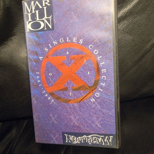 Marillion A Singles Collection VHS used, rock