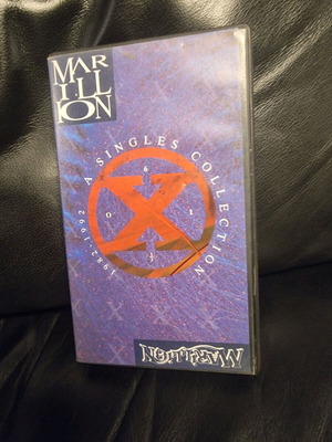 Marillion A Singles Collection VHS used, rock