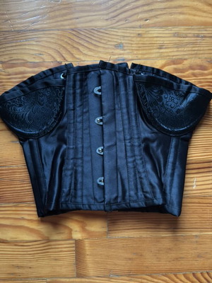 Shein black corset XXS like new