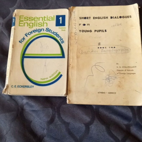 English learning books used, two from the 1960s