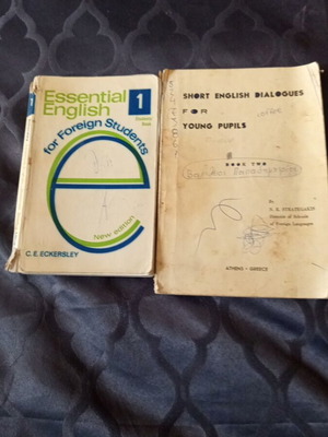 English learning books used, two from the 1960s