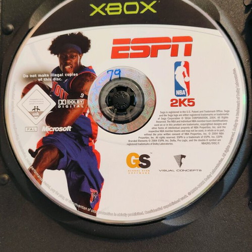 ESPN NBA 2K5 Xbox used in excellent condition