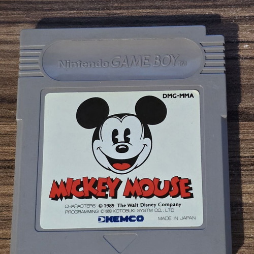 Mickey Mouse Game Boy cartridge like new, Japanese edition