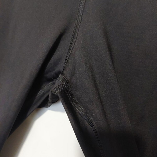 Crivit sports leggings used with calf transparency black size M
