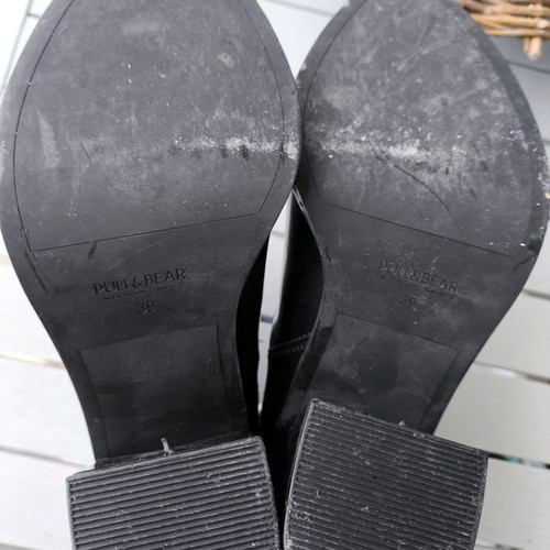 Pull & Bear ankle boots blue black size 39 like new