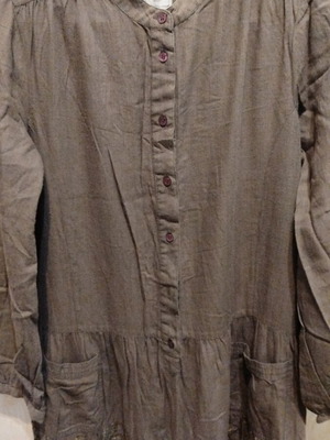 Antik Batik boho vintage brown dress like new size M