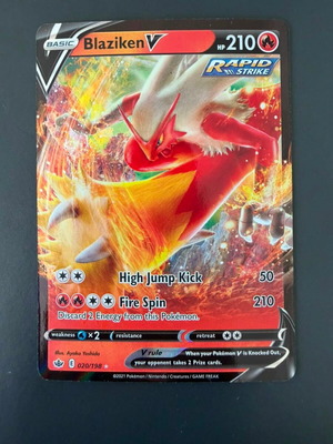Blaziken V Chilling Reign 20 κάρτα Pokemon TCG
