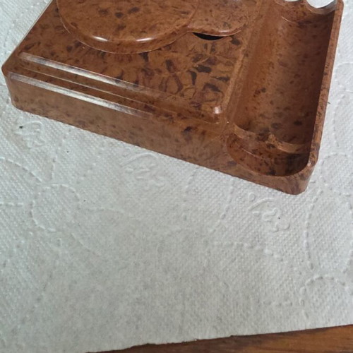 Bakelite inkwell Art Deco like new from 1930s England