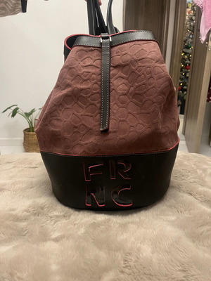 FRNC backpack used, black and pink
