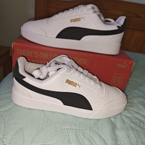 Puma Shuffle Sneakers unisex new, black and white, size 38