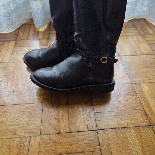Zara Kids black boots size 30