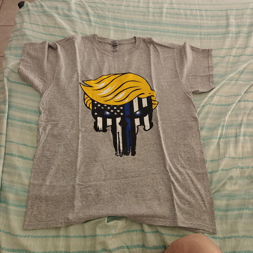 Trump the Punisher T-shirt new, size L