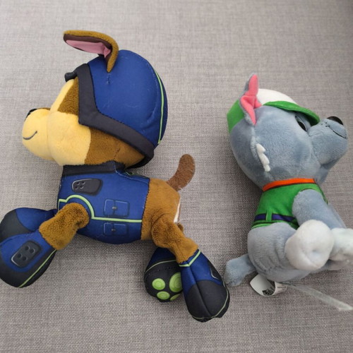 Paw Patrol plush toys like new, Chase and Rocky